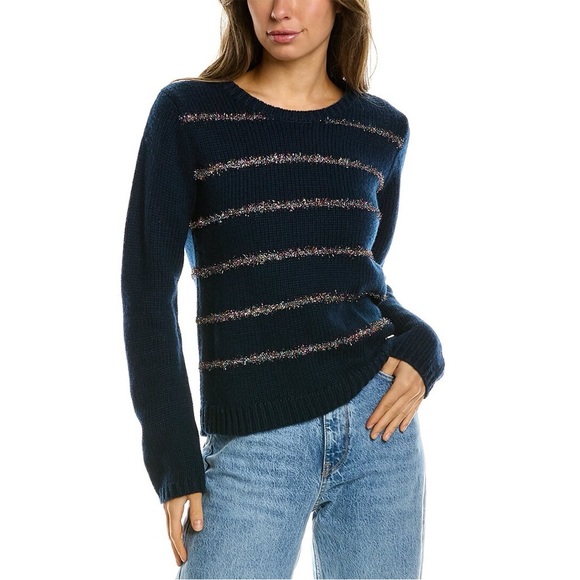 Ted Baker Sweaters - Ted Baker Navy Blue Tinsel Sweater